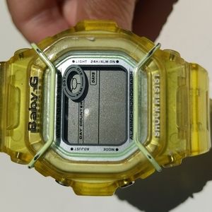 Casio Baby G BG361, steel back, water resist digital watch.